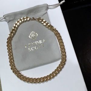 VICI MICA CHAIN CHOKER NECKLACE - GOLD